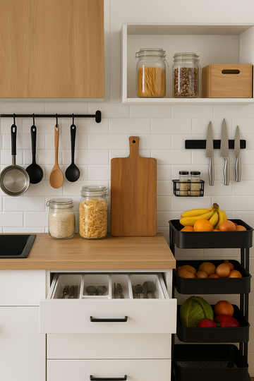 7 Trucos de Organización en la Cocina para Ahorrar Espacio y Tiempo