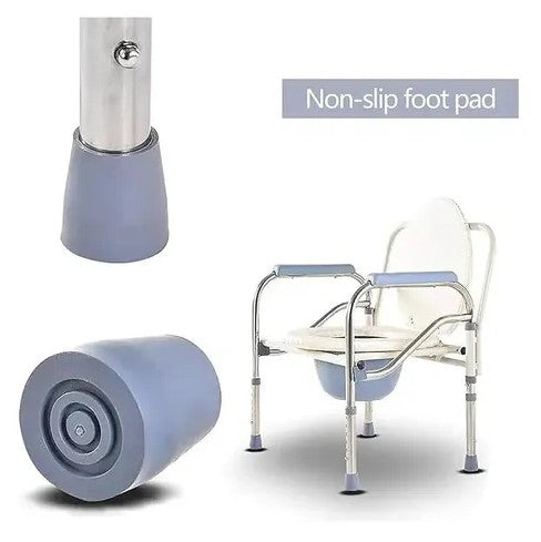 Silla Inodoro Plegable De Acero Inoxidable
