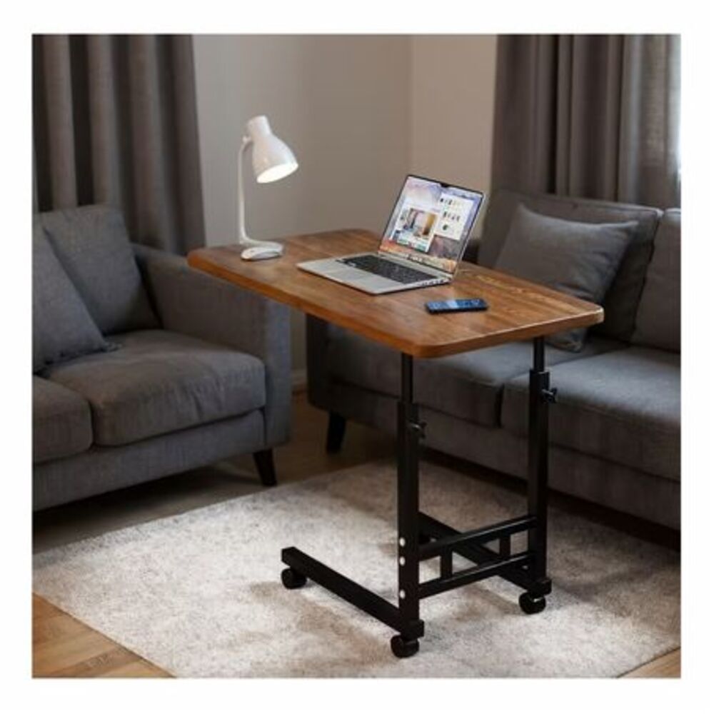 Mesa Escritorio Regulable Con Ruedas
