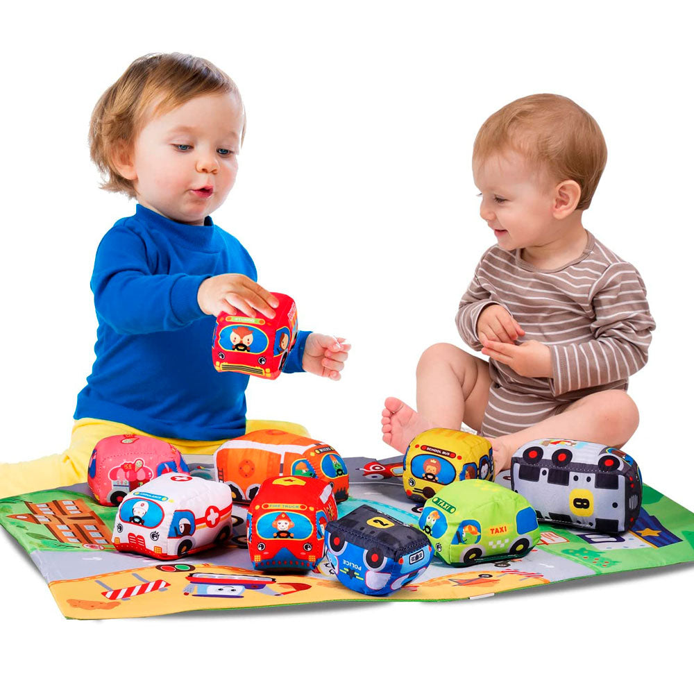 Set de Coches de Tela